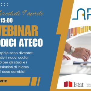 Webinar sui nuovi codici ATECO